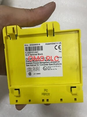 Emerson DELTA V KJ2201X1-HA1 SLS Terminal Block PN 12P3322X022 Rev D Made in USA - Image 1 of 2