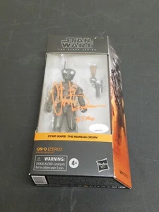 Star Wars The Black Series signierte Q9-0 Actionfigur Chris Bartlett JSA COA - Bild 1 von 5