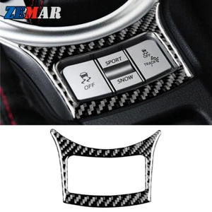 Cubierta de botón de control de cambio de marchas de fibra de carbono para Toyora 86 Subaru BRZ 17-19 - Imagen 1 de 10