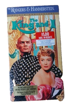 The KING and I VHS with Original Movie Soundtrack Cassette Brand New Sealed Foto 1 de 4
