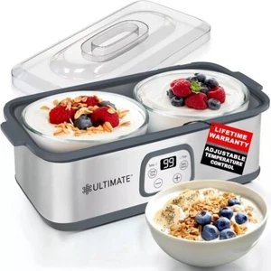 Yogurt Maker with Adjustable Time & Temp Control - Picture 1 of 10