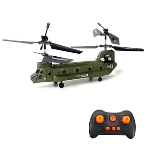 SYMA Remote Control Helicopter S026H Military Transport RC Helicopter Gifts A4D7 - Picture 1 of 12