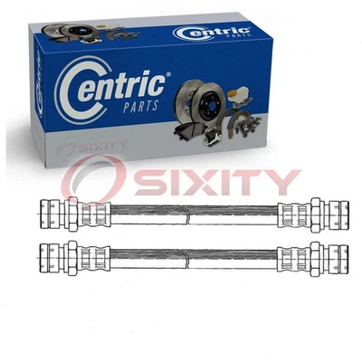 2 pc Centric Rear Brake Hydraulic Hoses for 1971-1977 Volkswagen Super pt - Image 1 of 4