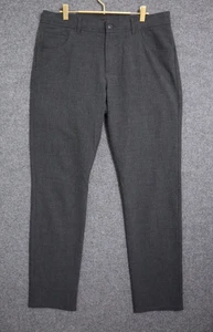 Alberto Ceramica Pants Men 34x34 Stone Gray Modern Fit Straight 31" EUC German - Bild 1 von 9