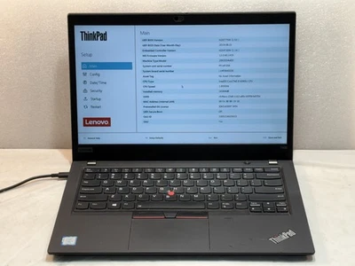 Lenovo ThinkPad T490  Intel core i5-8365U @1.60GHz 16GB Laptop Computer No hdd - Image 1 of 2