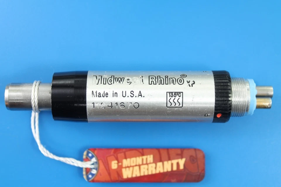 MIDWEST Rhino XP Single Speed Air Motor - HANDPIECE USA - Low Speed 0-6,500 rpm - Image 1 of 4