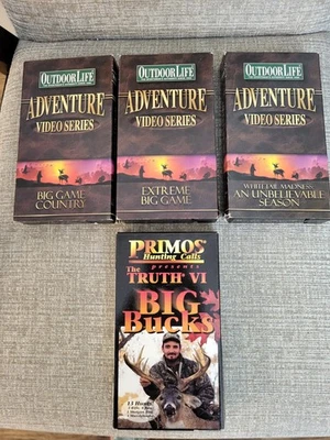 Outdoor Life Adventure Video Series Hunting VHS Tapes - Image 1 of 2