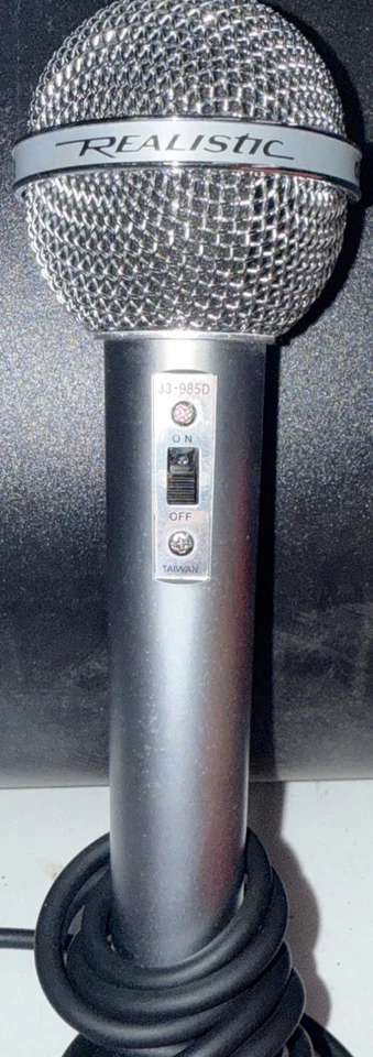 REALISTIC Omnidirectional Microphone HIGHBALL-2 600 OHMS 33-985E MIC Audio - Image 1 of 4
