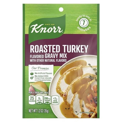 Mezcla de salsa de pavo Knorr pavo asado para deliciosas comidas fáciles y guarniciones... Foto 1 de 4