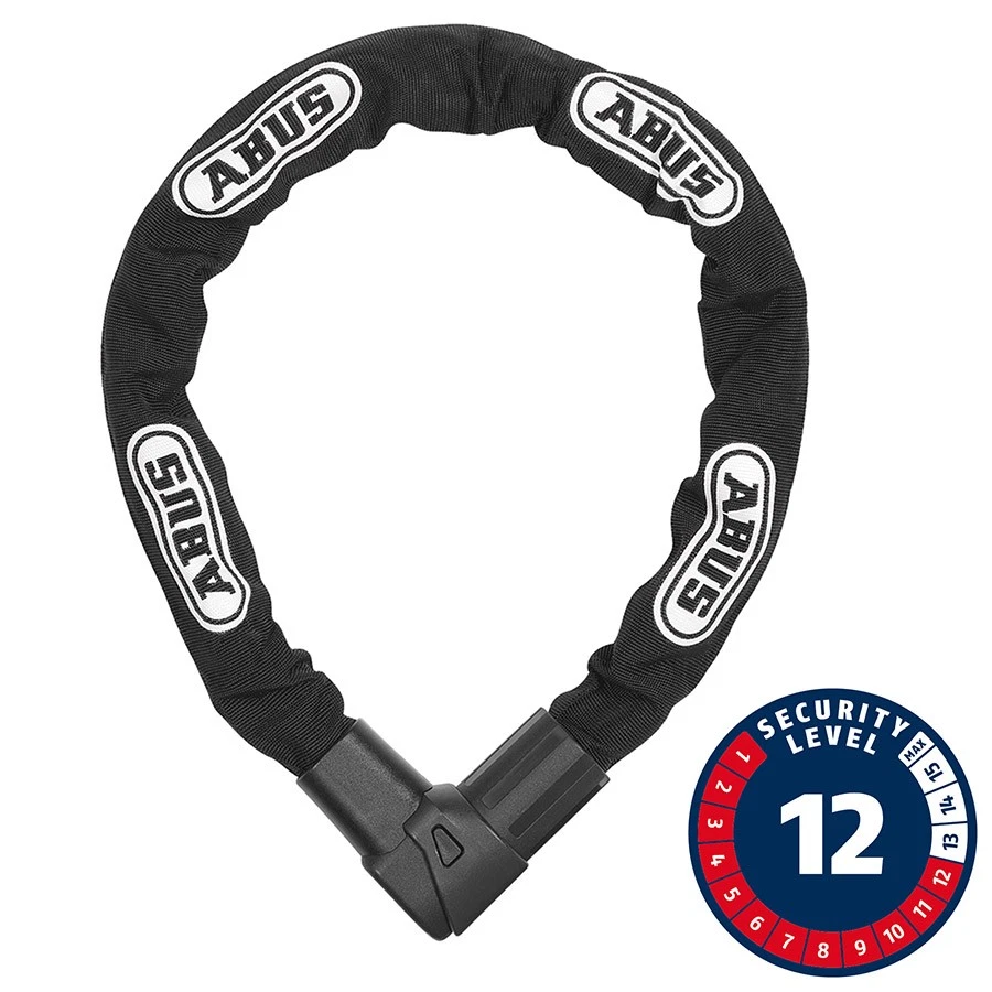 New Abus CityChain Plus 1010K Chain Lock Key 9mm 140cm 4.6' Black 12527 - Image 1 of 1