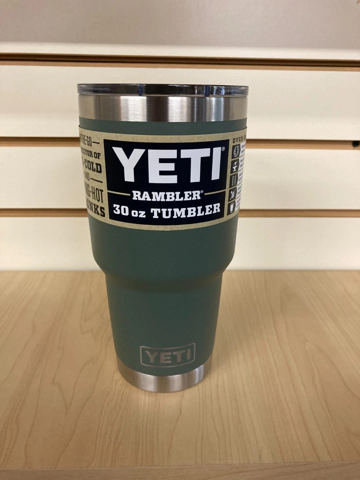 YETI Camp Green Rambler Tumbler W/ MagSlider Lid 30 Oz