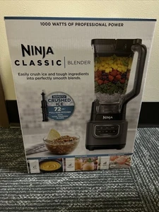Ninja Classic BE200 1000w Blender, 72 oz. RARE DARK GREY New In Box SEALED - Picture 1 of 4