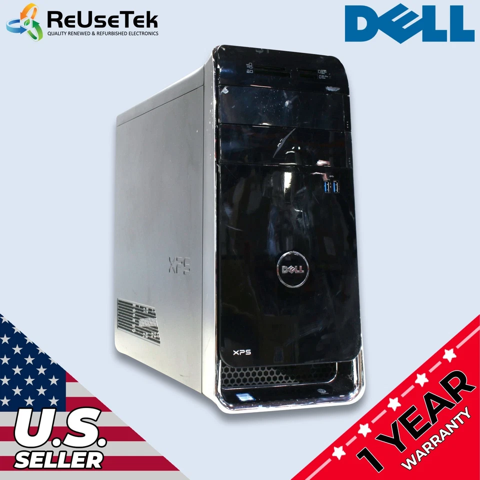 Dell XPS 8900 MT Intel Core i7-6700 3,40 GHz 16 GB RAM 240 GB SSD Win 10 Pro Foto 1 de 4