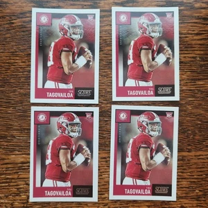 (4) 2020 Score Football Tua Tagovailoa card #369 Lot - Picture 1 of 2