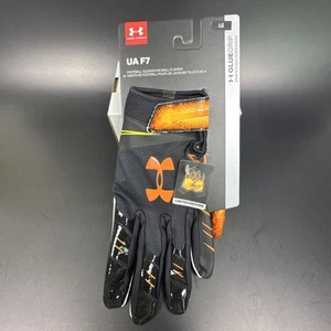 Guantes UNDER ARMOUR UA F7 Fútbol Naranja Par Hombres LG - Agarre Pegamento Grande NUEVO - Imagen 1 de 8