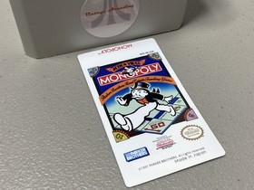 Monopoly (NES) Replacement Label