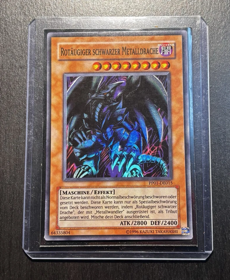 Yu-Gi-Oh! Rotäugiger Schwarzer Metalldrache PP01 Super Rare Near Mint - Bild 1 von 4