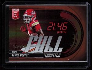Donruss Elite #11 Xavier Worthy 2025 acelerador completo naranja #/199 - Imagen 1 de 2