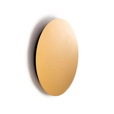 LED Wandlampe Wandleuchte Metall Ø 35 cm in Gold indirekt warmweiß 3000 K 160 lm - Bild 1 von 2