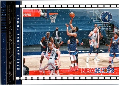 2021-22 Hoops Winter #5 Karl-Anthony Towns Lights Camera Action - Image 1 of 2