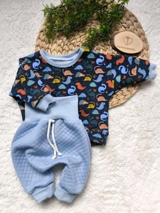 Handmade Babyset Dinoland Gr. 68/74 Babykleidung Set - Bild 1 von 2