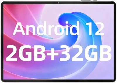SGIN Tablet 10,1 Zoll Android 12 2GB RAM 32GB SSD TF Expand FHD Quad-Core Wi-Fi - Bild 1 von 4
