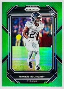 2022 Prizm Roger McCreary Rookie Green Prizm #382 Tennessee Titans - Picture 1 of 4