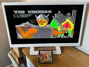 The Vikings Commodore 64 Cassette - Rare & Working -👽👾Retro Gift Idea👾👽 - Photo 1/24