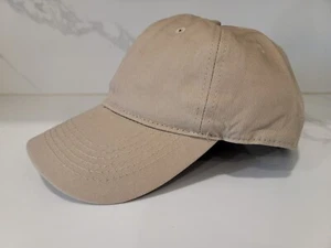 Set of 5 Plain Beige Baseball Hat Cap - Picture 1 of 5