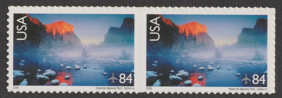 US C141 Airmail Yosemite National Park 84c horz pair MNH 2006 - Image 1 of 1