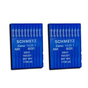 20 16X95 #22 SCHMETZ 16X231 DBX1 16X257 AGUJAS PARA MÁQUINA DE COSER INDUSTRIAL 287WH - Imagen 1 de 1
