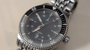 TRITIUM LUME FULLGEAR ORCA COAL 40MM DIVE WATCH w MOP DIAL - Picture 1 of 10