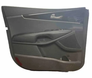 2016 2017 2018 KIA SORENTO FRONT LEFT INNER INTERIOR DOOR PANEL + DOOR HANDLE - Picture 1 of 10