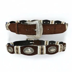 Western Cowboy Rodeo Boho Belt Unisex Size 34 - Picture 1 of 11