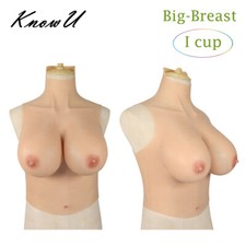 KnowU Silicone Breast Forms Big Boobs I CUP Half body Transgender Cosplay