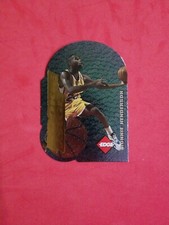 1996-97 Edge Rookie Rage Die-Cut #43 Ronnie Henderson Washington Bullets Card