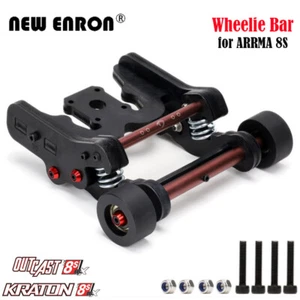 Spring Wheelie Bar Head-Up Wheel Tumbling for RC 1/5 ARRMA 8S Kraton Outcast - Picture 1 of 12