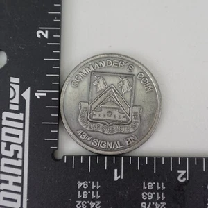 Moneda Desafío Ejército de Estados Unidos - 43ª Señal BN. (en blanco en reverso) - Imagen 1 de 2