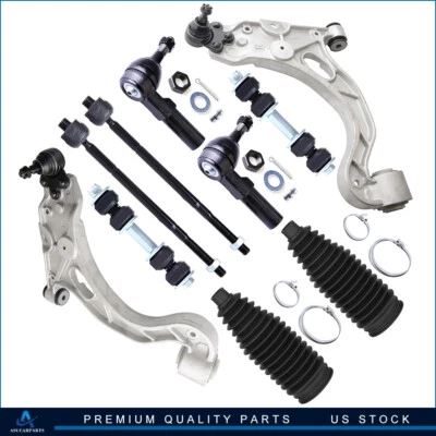 Fits 2000-2005 Pontiac Bonneville 10x Front Tie Rod Control Arm And Ball Joint - Image 1 of 4