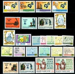 Vatican 1981 Radio,Virgil,Disabled person,Ruusbroec,medieval mystic,YEAR SET,MNH - Picture 1 of 1