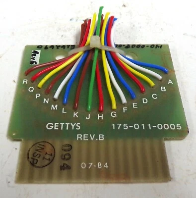 GETTYS, SERVO CONTROL BOARD, 175-011-0005, REV. B, 16 PIN - Image 1 of 3