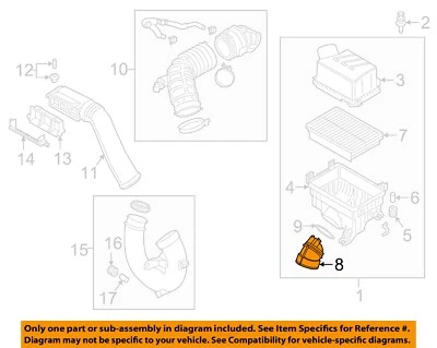 HYUNDAI OEM 17-23 Elantra GT EngineTransaxle Air Intake-Adapter 28116F2100 - Image 1 of 2
