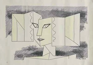 Adigio Benítez Jimeno Serigraphy 4/75 Europea I 1988 Contemporary Art - Picture 1 of 7