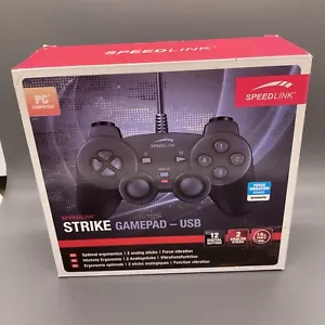 Speedlink Strike GamePad USB SL-6535-BK Controller kabelgebunden geöffnet unbenutzt - Bild 1 von 9