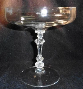 Vintage Cambridge Compote Stem #3500 Clear Optic - Imagen 1 de 1