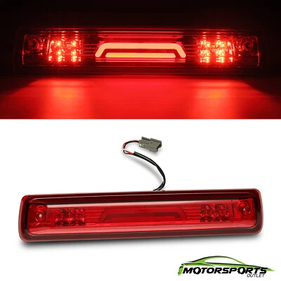 Fit 2015-2018 Chevy Colorado/GMC Canyon Red 3D LED Bar 3RD Third Brake Light - Image 1 of 4