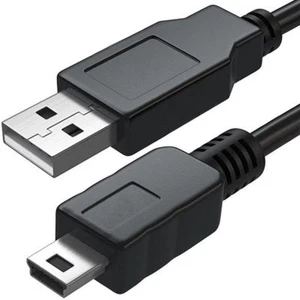USB A to Mini 5pin Male Data Sync Charger Cable for GPS Camera PS3 MP4 Speakers - Picture 1 of 5