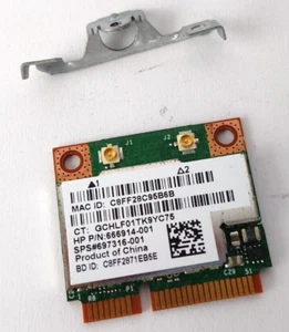 Hp 650 G1 666914-001 697316-001 730668-001 Scheda Wireless Wifi WLAN BT - Imagen 1 de 1