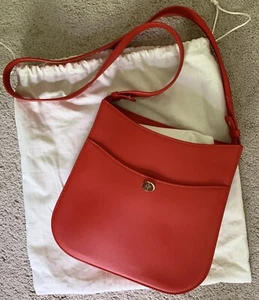 Loro Piana Fleur Bag Silk Calf, Red - Picture 1 of 7