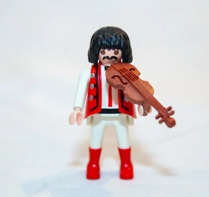 Playmobil Figure Victorian Dollhouse Wedding Musician Violin Vest 5339 Red/White - Picture 1 of 9